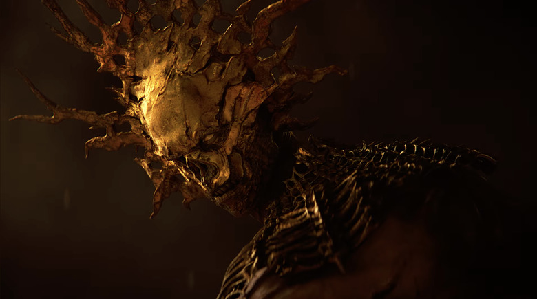 Still from a trailer for video game Saros