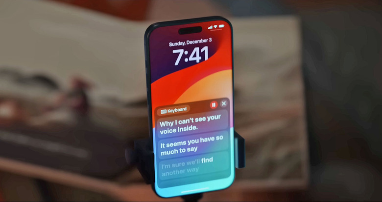 A still from Apple's video titled 