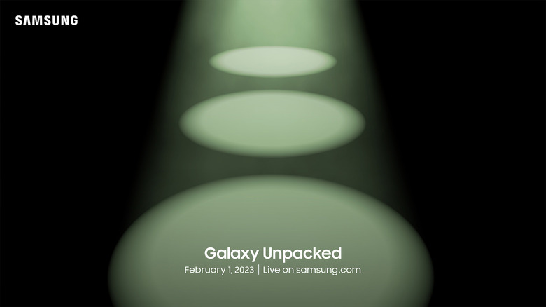 Samsung Galaxy Unpacked 2023 event invitation