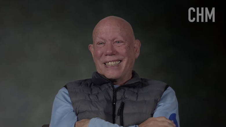 Screenshot of Bill Atkinson during interview with Computer History Museum