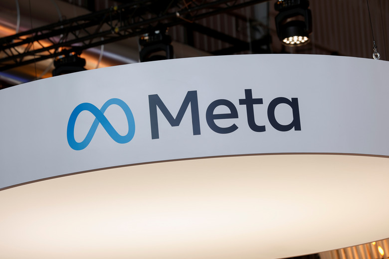FILE PHOTO: A logo of Meta Platforms Inc. is seen at its booth, at the Viva Technology conference dedicated to innovation and startups, at Porte de Versailles exhibition center in Paris, France June 17, 2022. REUTERS/Benoit Tessier/File Photo