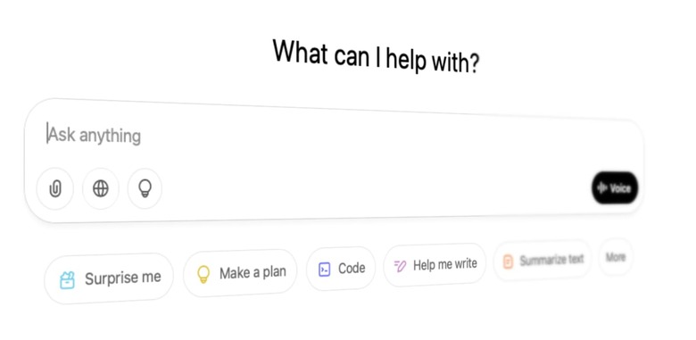 Prompt input for ChatGPT.