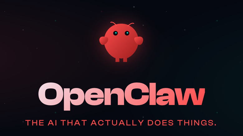 Homepage logo and slogan for OpenClaw