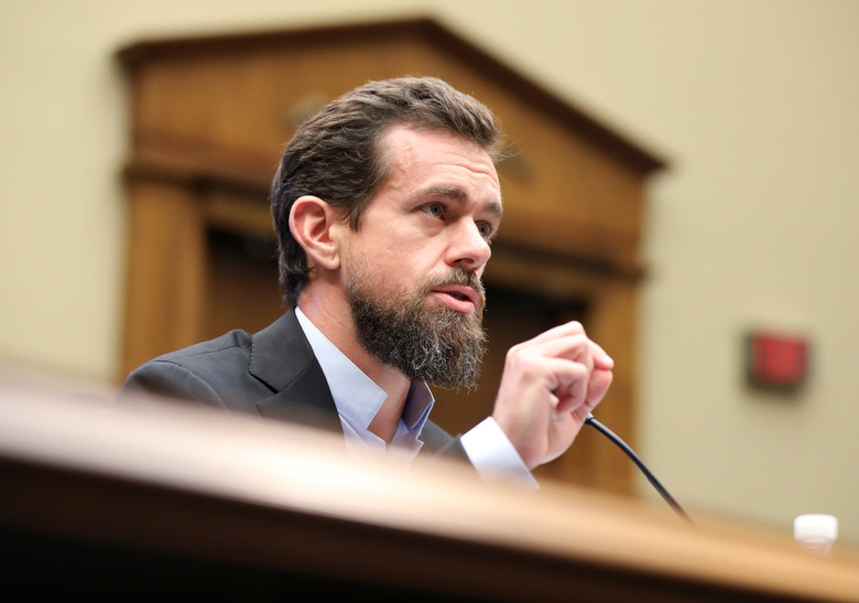 Twitter CEO Jack Dorsey testifies before the House Energy and Commerce Committee hearing on Twitter’s algorithms and content monitoring on Capitol Hill in Washington, U.S., September 5, 2018. REUTERS/Chris Wattie