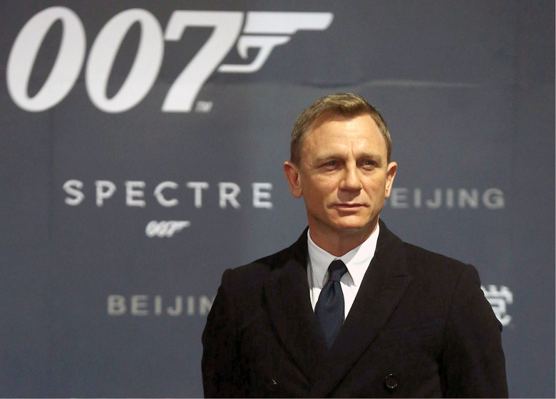 BEIJING, CHINA - NOVEMBER 12:  (CHINA OUT) Actor Daniel Craig attends 'Spectre' premiere at The Place on November 12, 2015 in Beijing, China.  (Photo by Visual China Group via Getty Images/Visual China Group via Getty Images)