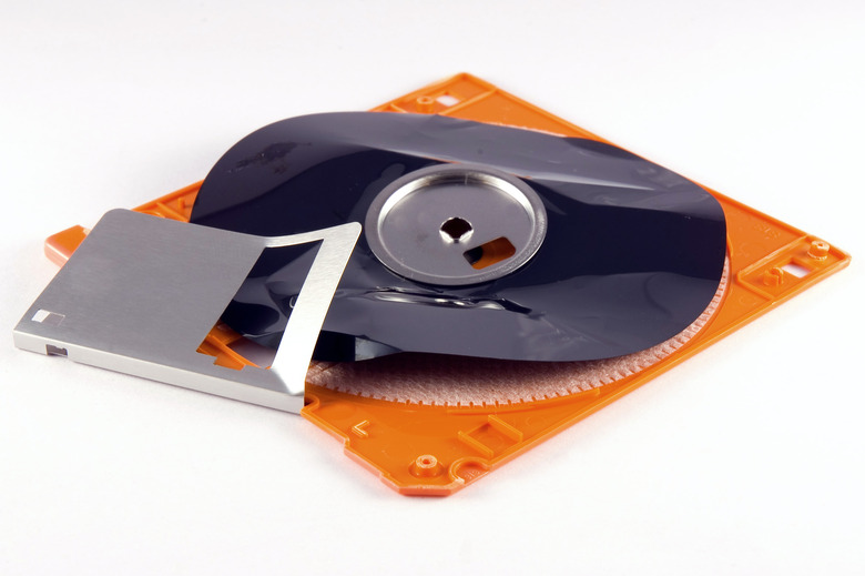 Destroyed Floppy Disk