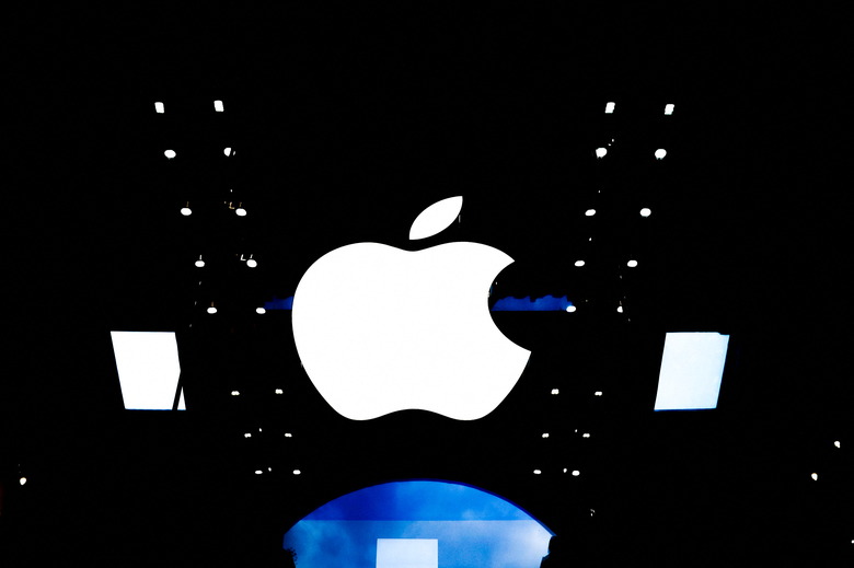 An Apple logo is pictured in an Apple store in Paris, France, March 6, 2024. REUTERS/Gonzalo Fuentes