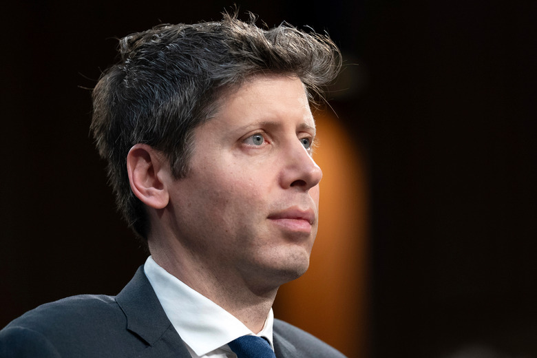 FILE - Sam Altman, Co-Founder and Chief Executive Officer, OpenAI, testifies before a Senate Committee on Commerce, Science, and Transportation hearing on Capitol Hill in Washington, May 8, 2025. (AP Photo/Jose Luis Magana, file)
