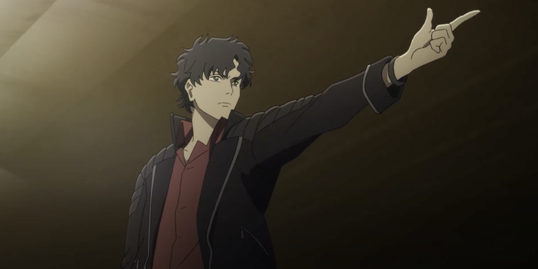 An image of Lazarus protagonist confronting FBI agents.