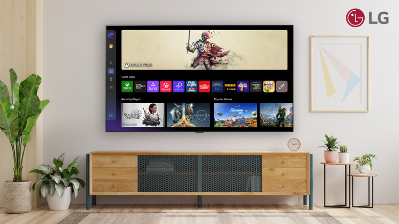 Xbox app on an LG smart tv