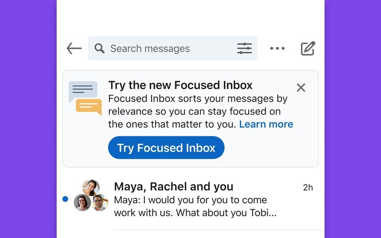 LinkedIn Focused Inbox