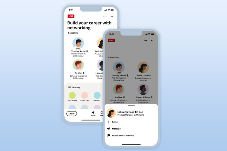 LinkedIn's standalone live audio feature will soon be no more.