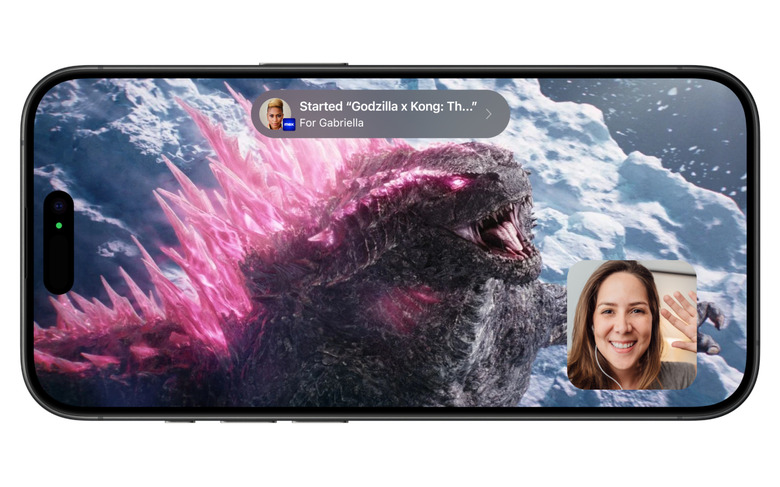 A photo of a phone screen