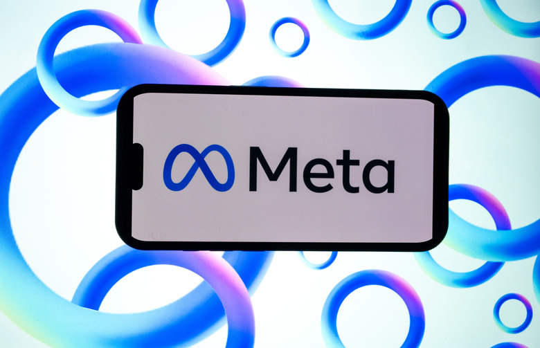 ANKARA, TURKIYE - OCTOBER 2: A phone screen displaying the logo of 'Meta' is seen in Ankara, Turkiye on October 2, 2024. (Photo by Didem Mente/Anadolu via Getty Images)
