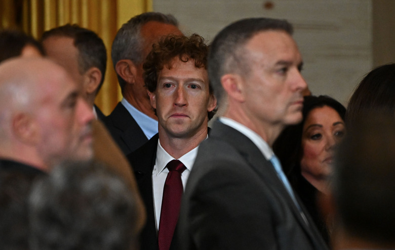 WASHINGTON, DC - JANUARY 20: Meta CEO Mark Zuckerberg attends the 60th inaugural ceremony where Donald Trump will be sworn in as the 47th president on January 20, 2025, in the US Capitol Rotunda in Washington, DC. (Photo by Ricky Carioti/The Washington Post via Getty Images)