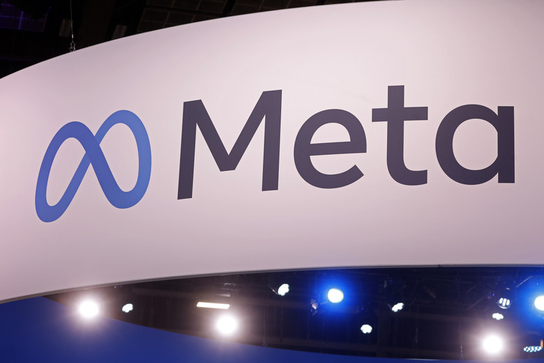 PARIS, FRANCE - MAY 22: The Meta logo is displayed during the Viva Technology show at Parc des Expositions Porte de Versailles on May 22, 2024 in Paris, France. Viva Technology, the biggest tech show in Europe but also in a unique digital format, for 4 days of reconnection and relaunch thanks to innovation. The event brings together startups, CEOs, investors, tech leaders and all of the digital transformation players who are shaping the future of the Internet. The annual technology conference, also known as VivaTech, was founded in 2016 by Publicis Groupe and Groupe Les Echos and is dedicated to promoting innovation and startups. (Photo by Chesnot/Getty Images)