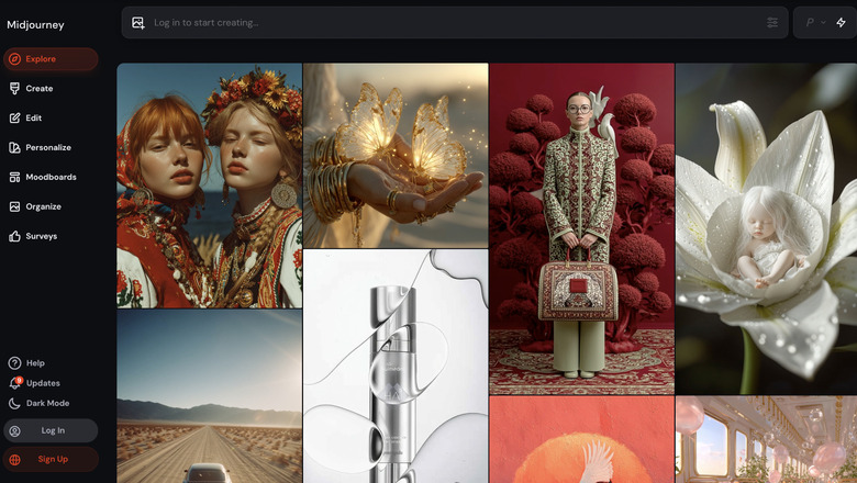 A collection of AI-generated images in Midjourney.