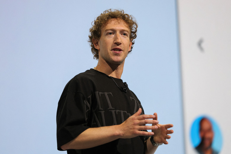 Meta CEO Mark Zuckerberg makes a keynote speech during the Meta Connect annual event, at the company's headquarters in Menlo Park, California, U.S. September 25, 2024. REUTERS/Manuel Orbegozo