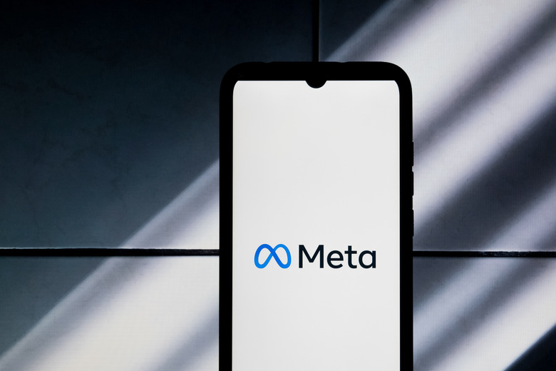 The Meta logo is displayed on a smartphone screen in Athens, Greece, on January 19, 2024. (Photo by Nikolas Kokovlis/NurPhoto via Getty Images)