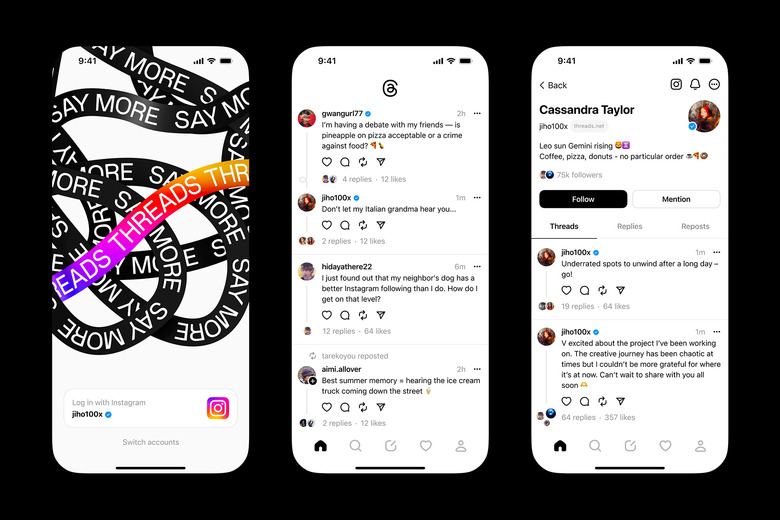 Instagram's Threads app is live.