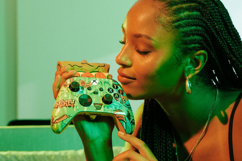 Pizza-scented 'TMNT: Mutant Mayhem' Xbox controller