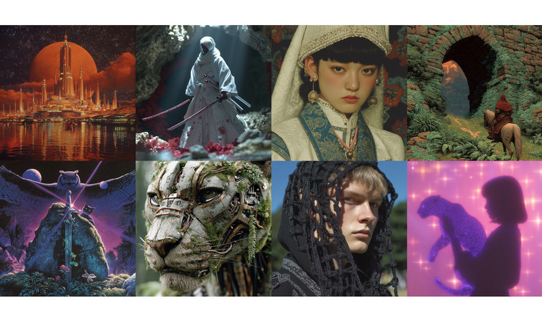 A collection of AI-generated images.