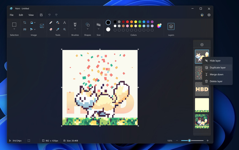 Screenshot of Microsoft Paint.