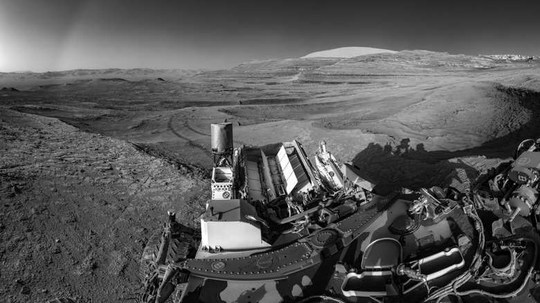 A rover on barren land.