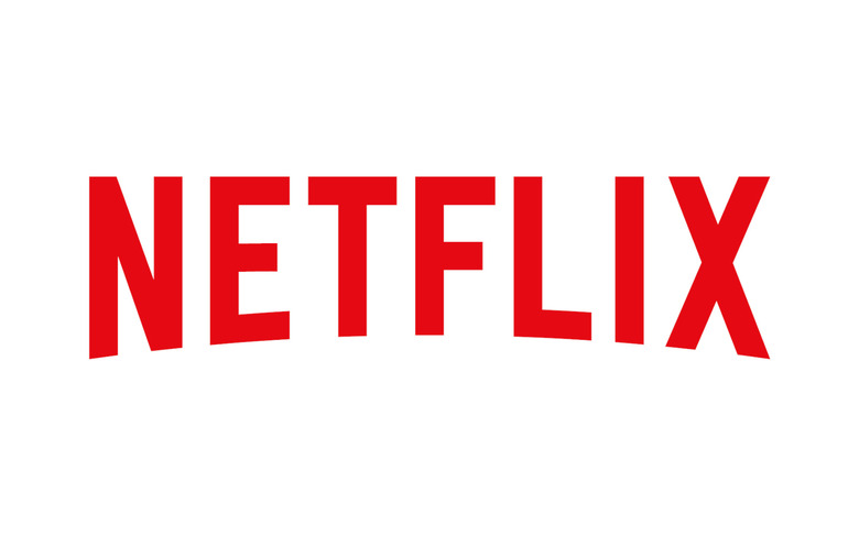 A logo of Netflix