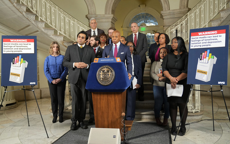 Mayor Adams announces lawsuit against social media companies fueling nationwide youth mental health crisis.