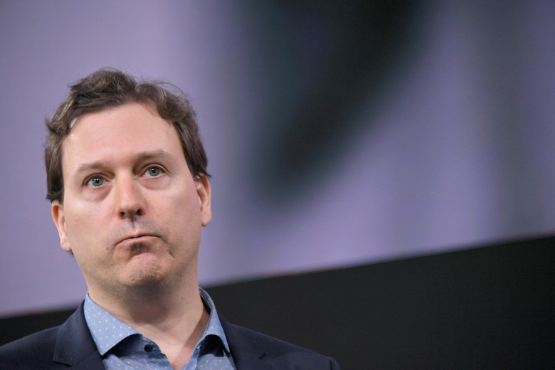 NEW YORK, NY - MAY 10:  John Carreyrou speaks at the WSJ The Future of Everything Festival at Spring Studios on May 10, 2018 in New York City.  (Photo by Michael Loccisano/Getty Images)
