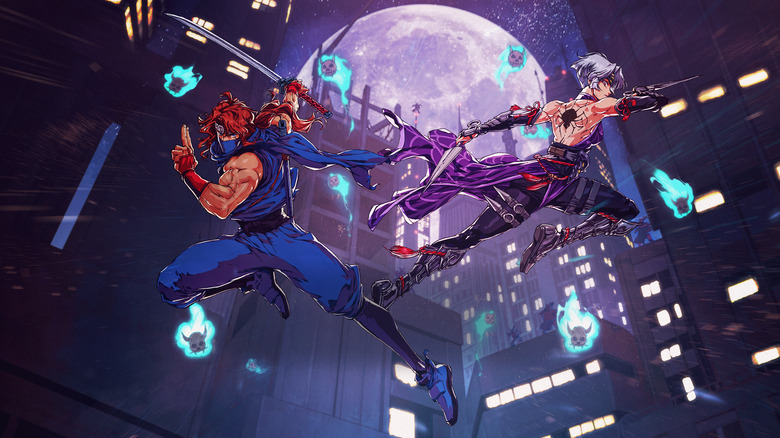 The new key art from Ninja Gaiden: Ragebound