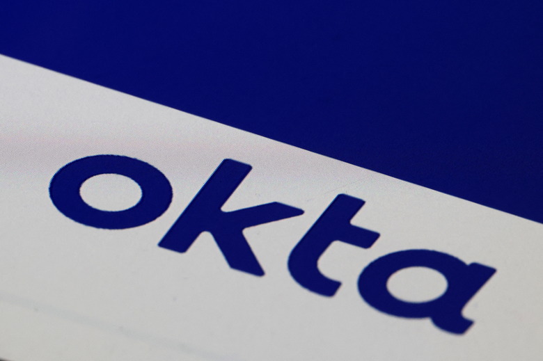 Okta logo is displayed in this illustration taken March 22, 2022. REUTERS/Dado Ruvic/Illustration