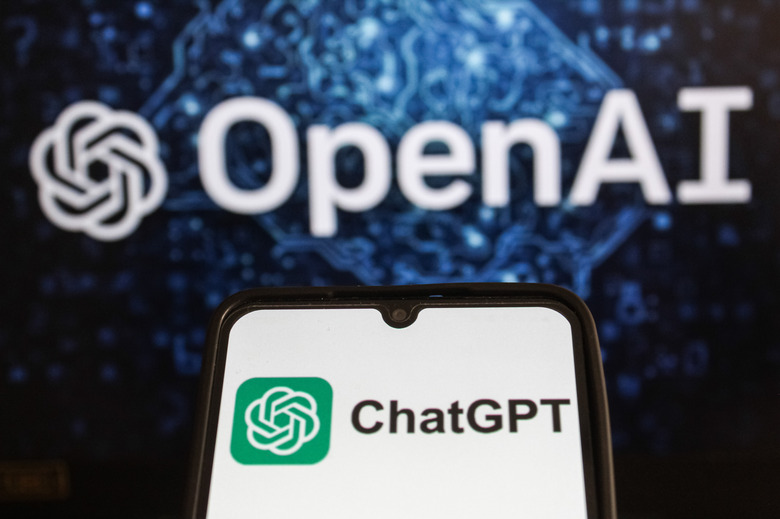 INDONESIA - 2025/03/21: In this photo illustration, a Chat GPT AI logo is displayed on a smartphone with an Open AI logo in the background. (Photo Illustration by Algi Febri Sugita/SOPA Images/LightRocket via Getty Images)