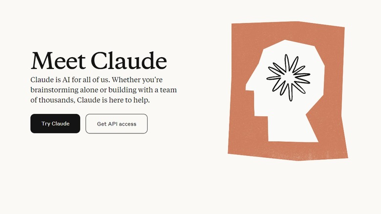 Anthropic's Claude AI chatbot. 