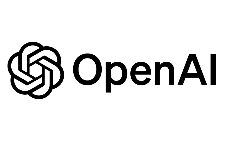 A logo of OpenAI.