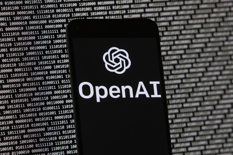 FILE - The OpenAI logo appears on a mobile phone in front of a computer screen with random binary data, March 9, 2023, in Boston. San Francisco-based OpenAI said Thursday, July 25, 2024, it is releasing a preview of the SearchGPT to a small group of users and publishers for feedback. (AP Photo/Michael Dwyer, File)