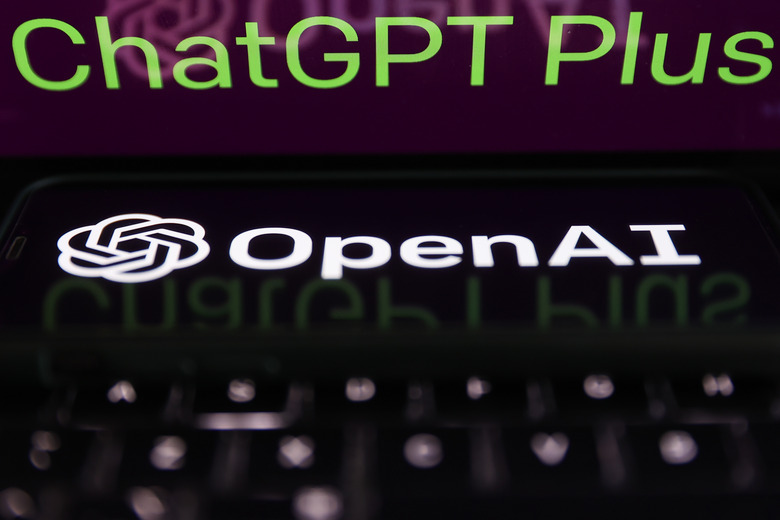 ChatGPT Plus sign on the website diplayed on a laptop screen and OpenAI logo displayed on a phone screen are seen in this illustration photo taken in Krakow, Poland on February 14, 2023. (Photo by Jakub Porzycki/NurPhoto via Getty Images)