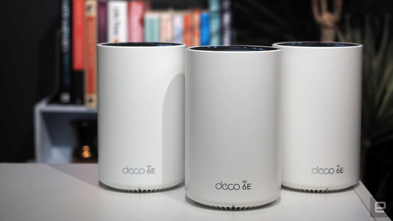 A 3-pack of mesh routers.