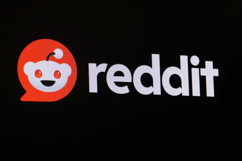 Reddit's logo is displayed on a screen at the New York Stock Exchange (NYSE) in New York City, U.S., March 21, 2024. REUTERS/Brendan McDermid