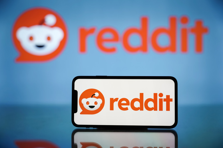 INDIA - 2024/04/27: In this photo illustration, the reddit logo is seen displayed on a mobile phone screen and in the background. (Photo Illustration by Idrees Abbas/SOPA Images/LightRocket via Getty Images)