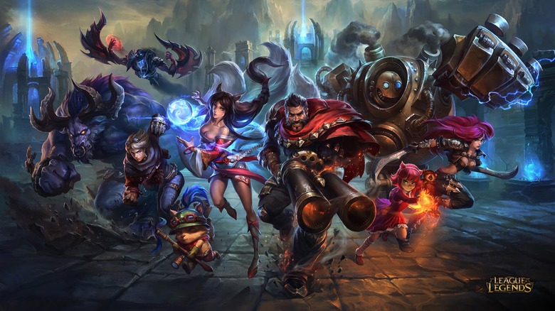 Art for 'League of Legends' featuring multiple champions