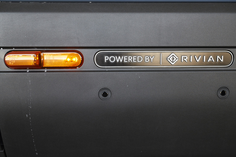 CHICAGO, IL - JULY 21:  An interior view of an electric delivery van during a launch event between Amazon and Rivian at an Amazon facility on July 21, 2022 in Chicago, Illinois. This unveiling is major milestone towards Amazon's goal of having 100,000 Rivian EDVs on the road by 2030, and Amazon has made a Climate Pledge commitment to reach net-zero carbon by 2040 and has also pledged to guarantee 50% of all shipments reach net zero carbon by 2030. (Photo by Mustafa Hussain/Getty Images)