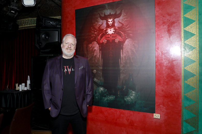 NEW YORK, NEW YORK - MAY 17: Rod Fergusson attends Dine with Diablo – a IV course experience ahead of Blizzard Entertainment’s Diablo IV game launch on May 17. 2023 at in New York City. (Photo by Jason Mendez/Getty Images for Blizzard Entertainment)