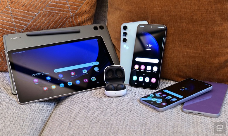 Samsung's latest lineup of FE devices includes the Galaxy S23 FE, Galaxy Tab S9 FE/FE+ and the Galaxy Buds FE.
