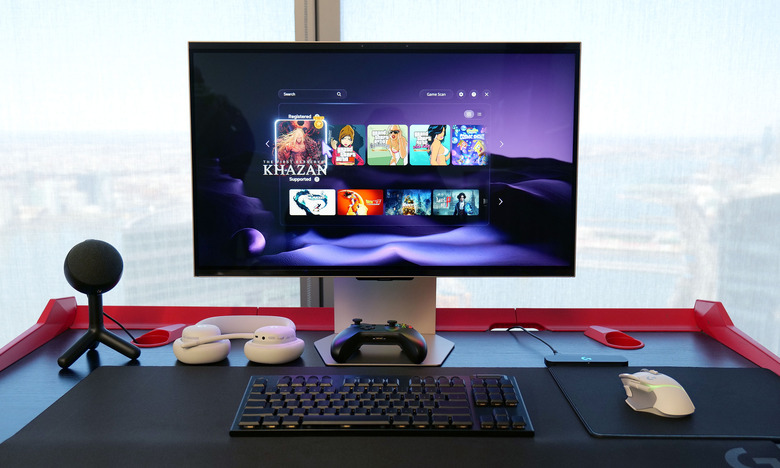 Samsung Odyssey 3D gaming monitor.
