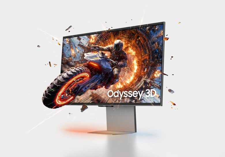 Samsung's latest gaming monitor is a 32-inch 6K model with glasses-free 3D