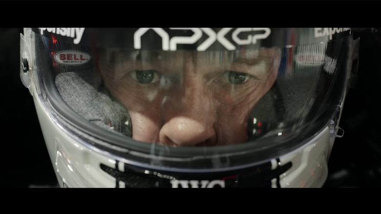 Screenshot from the trailer for Apple Originals' F1 movie
