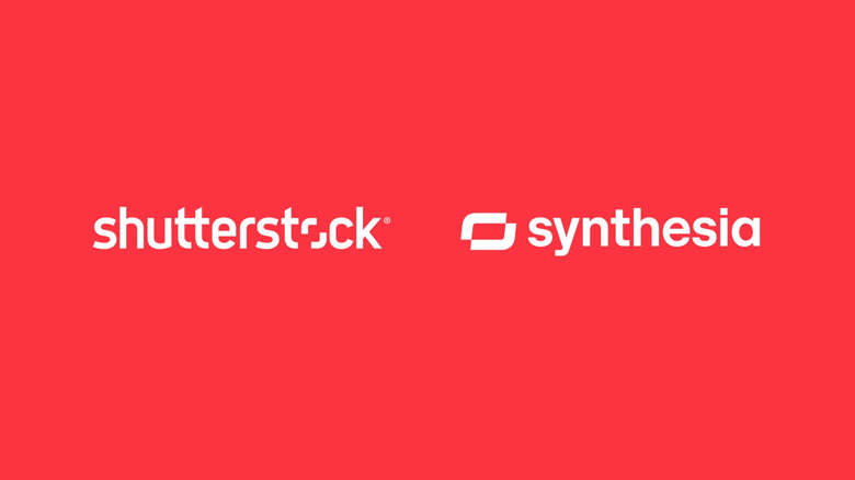 Shutterstock and Synthesia partnership.