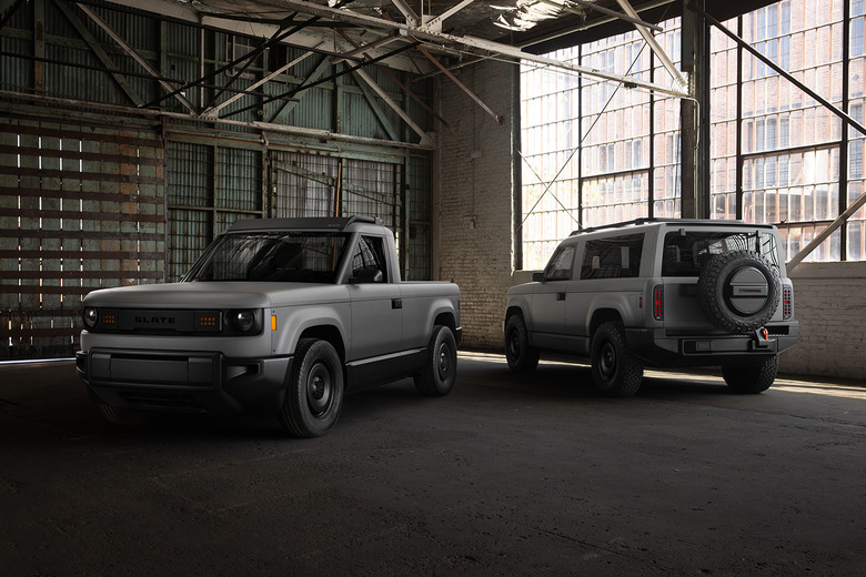 The Slate Pickup is a barebones EV backed by Jeff Bezos that starts at just $27,500
